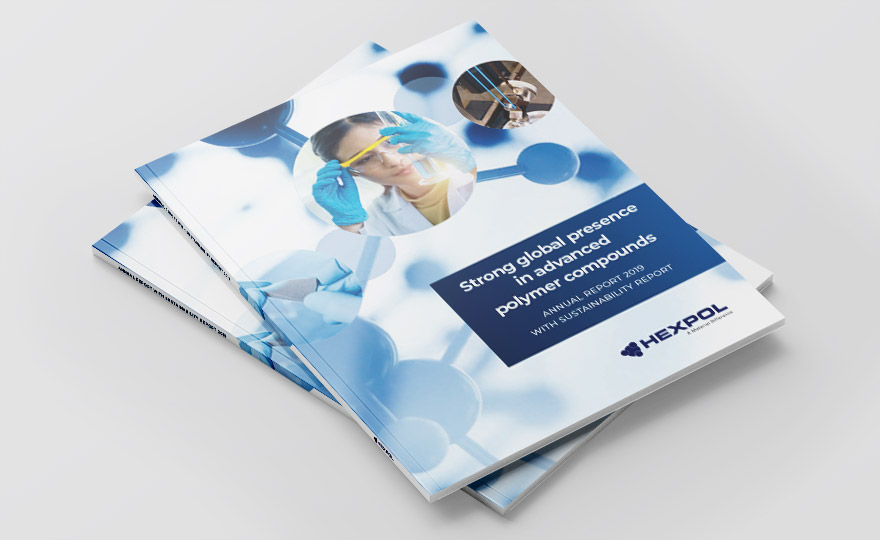 Cover of HEXPOL Annual Report 2019